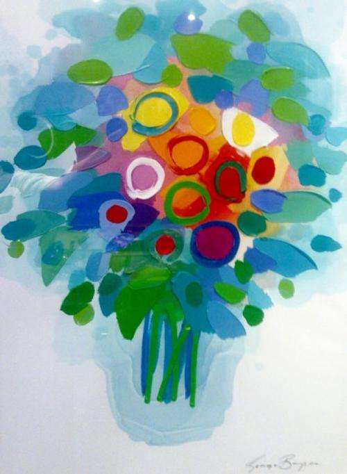 George Boys - Abstract Still life - 70cm x 50cm - Investment art at it's very best!!
